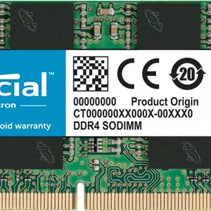 ماژول حافظه 16 گیگابایتی DDR4 3200 مگاهرتز Crucial (PC4-25600) CL22 DR X8 Unbuffered SODIMM 260-Pin