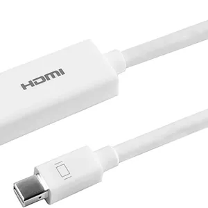 کابل Mini DisplayPort به HDMI فیلیپس، کابل 1.8 متری، سازگار با لپ‌تاپ، تبلت، تلویزیون‌های HDTV، پروژکتور، Full HD 1080p، 4K Ultra HD @ 30Hz، سازگار با مک و کامپیوتر، طراحی جمع و جور، SWV2442N/27