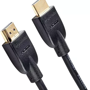 کابل HDMI 2.0 آمازون بیسیکس با سرعت بالا 4K Ultra HD، طول 1.8 متر، بسته 24 عددی، 18 گیگابیت بر ثانیه، 60 هرتز، 2160p، 48 بیت، نر به نر، آماده برای اترنت، 3D، مشکی