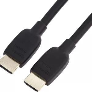 کابل HDMI آمازون بیسیکس، 1.8 متر، کابل HDMI 2.1 به HDMI (48 گیگابیت بر ثانیه)، 8K@60Hz 4K@120Hz دارای گواهی سرعت فوق العاده بالا، مشکی، سازگار با PS5/Xbox/TV/مانیتور