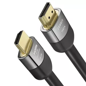 کابل HDMI 2.1 8K زسکیت 48Gbps 4K120Hz سازگار با ساندبار eARC HDR10 VRR Dolby Vision Atmos HDCP 2.2 2.3 PS5 Xbox Series X Apple TV Roku (سرعت فوق العاده بالا، Maya CL3 مناسب نصب داخل دیوار، طول 4.5 متر)