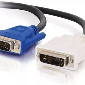 کابل ویدیو DVI نر به HD15 VGA نر C2G 26954، مشکی (2 متر)