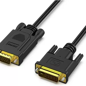 کابل تبدیل DVI-D به VGA بنفی مدل Active طول 1.8 متر