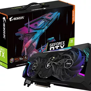 کارت گرافیک GIGABYTE AORUS GeForce RTX 3080 Ti Master 12G، خنک کننده با پوشش حداکثری، 12 گیگابایت GDDR6X 384-bit، کارت ویدیو GV-N308TAORUS M-12GD