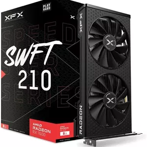 کارت گرافیک XFX Speedster SWFT210 Radeon RX 7600 با 8 گیگابایت GDDR6 HDMI 3xDP، AMD RDNA 3 RX-76PSWFTFY
