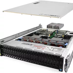سرور Dell مدل PowerEdge R730xd ظرفیت 128 گیگابایت رم