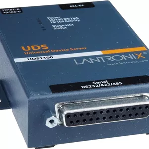 سرور دستگاه UD1100001-01، تک پورت، 10/100، RS232/422/485