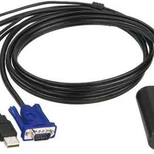 سوییچ KVM دو پورت ATEN مدل CS22U با کابل 0.9 متری