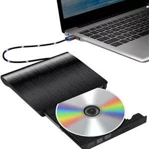 درایو DVD اکسترنال، رایتر CD قابل حمل USB 3.0  /-RW، پخش کننده DVD برای رایتر ROM، سازگار با لپ تاپ، کامپیوتر رومیزی، ویندوز مک بوک لینوکس مک OS