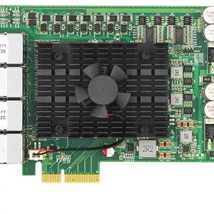 کارت فریم گربر ویژن گیگابیتی PoE  هشت پورت PCIe x4 (1 عدد Intel I350)