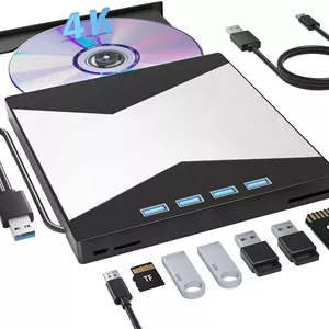 درایو نوری اکسترنال مدل 4K Blu Ray با درگاه USB 3.0