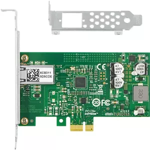 کارت فریم گربر ویژن گیگابیتی PoE  802.3at تک پورت PCIe x1 (1 عدد Intel I210)