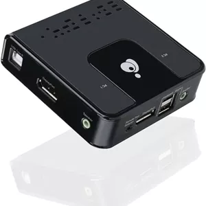 سوییچ KVM دو پورت IOGEAR مدل GCS62DP با پشتیبانی از 4K