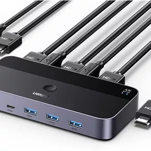 سوییچ KVM یوگرین مدل USB 3.0 با پشتیبانی از 4K