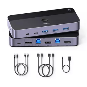 سوییچ KVM یوگرین مدل HDMI 4K 60Hz