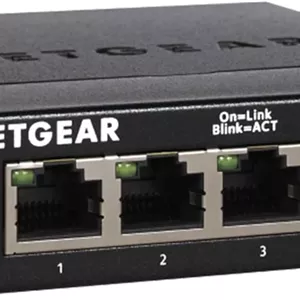 سوییچ شبکه نت‌گیر مدل GS305 ظرفیت 5 پورت