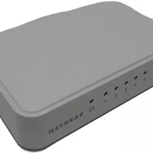 سوئیچ غیر مدیریتی 5 پورت گیگابیتی اترنت NETGEAR، رومیزی، 10/100/1000 مگابیت بر ثانیه (GS205)، سفید، مدل: GS205-100PAS