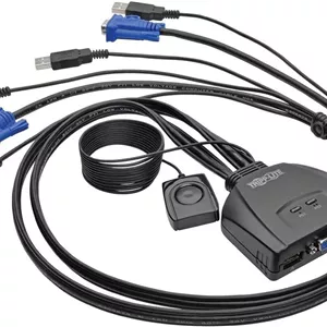 سوییچ KVM ترندنت مدل B032-VU2 دو پورت