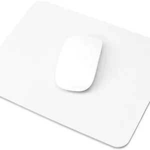پد ماوس چرمی PU پریمیوم ProElife، 250mm x 200mm، پد ماوس باریک برای لوازم جانبی لپ تاپ کامپیوتر، پد ماوس مستطیلی ضد آب با پایه ضد لغزش برای ماوس لپ تاپ اداری خانگی (سفید)