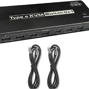 سوئیچ KVM یو‌اس‌بی مدل 2in1 پورت USB 2.0