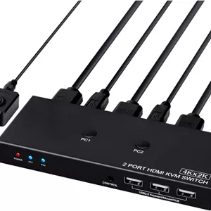 سوئیچ KVM اچ‌دی‌ام‌آی مدل 4K@60Hz
