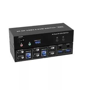 سوییچ KVM دو مانیتور مدل DisplayPort 4K 60Hz