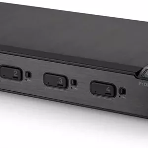 سوئیچ KVM امن 4 پورت DVI-I، SH با صدا و CAC، PP 3.0