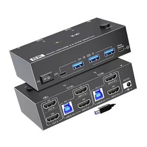 سوئیچ KVM اچ‌دی‌ام‌آی مدل 8K 60Hz دو پورت