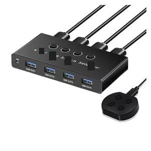سوییچ KVM یو‌اس‌بی مدل USB 3.0 با ۴ پورت ورودی