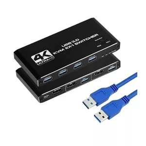 سوییچ KVM مدل 2 in 1 Out با پشتیبانی از 4K