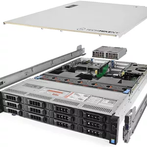 سرور دل مدل PowerEdge R730xd ظرفیت 256 گیگابایت رم