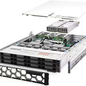سرور استوک دل مدل PowerEdge R740xd ظرفیت 64 گیگابایت رم