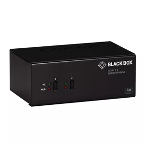سوئیچ KVM بلک باکس مدل 2-Port دو مانیتوره