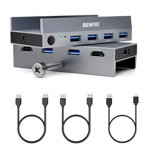 سوییچ KVM بنفی مدل USB 3.0 با پشتیبانی از 8K
