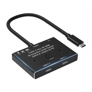 سوییچ KVM یو‌اس‌بی مدل USB-C با پشتیبانی از 8K