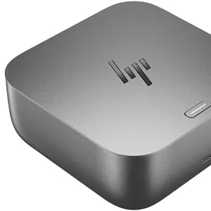 داک پورت تاندربولت 4 اچ پی 100 وات G6 به همراه هاب DKZ (ایستگاه اتصال تاندربولت/USB-C یونیورسال، کابل تکی برای شارژ و انتقال داده به هر لپ‌تاپ با هر برندی) مدل 9X472UT#ABA