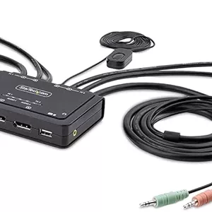 سوئیچ KVM استار‌تک مدل C2-DD46-UA2-CBL-KVM دو پورت