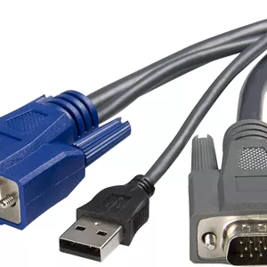 کابل KVM دو در یک VGA USB فوق العاده باریک 3 متری StarTech.com