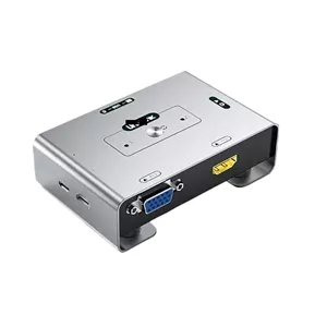 سوییچ KVM اچ‌دی‌ام‌آی به VGA مدل 2x1 رزولوشن 1080P