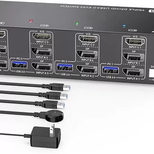 سوییچ KVM مدل KVM303DH با پشتیبانی از 8K
