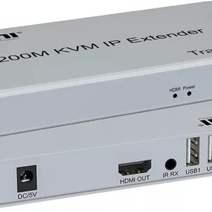 افزون‌کننده تصویر و صدا HDMI مدل KVM با پشتیبانی از شبکه 200 متری