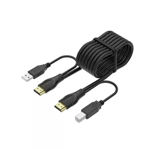 کابل KVM اچ‌دی‌ام‌آی مدل USB طول 3 متر
