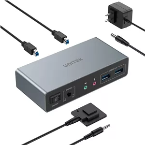 سوییچ KVM یونیتک مدل HDMI 2-Port 4K