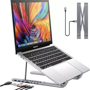 استند و هاب لپ‌تاپ NALACAL مدل 7in1 با توان 100 وات