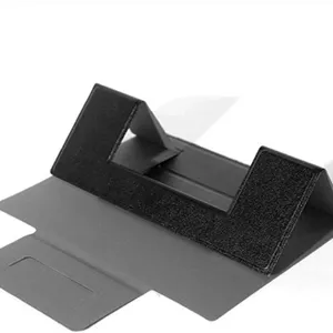 استند لپ‌تاپ چرمی مدل Foldable رنگ مشکی