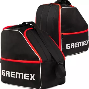 کیف حمل کفش اسکی با محفظه کلاه ایمنی - کوله پشتی ضد آب برای کفش های اسکی و کلاه ایمنی - مقاوم با دوخت تیتانیومی - راحت برای حمل و نقل، مسافرت و محافظت از تجهیزات شما