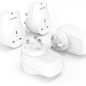 پریز هوشمند وای فای Tenda SP3 EU Beli، دسترسی از راه دور، نوع بی سیم 2.4GHz1T1R، 100 - 240VAC، حداکثر بار 10A، حداکثر مصرف برق 2.3KW، سفید، بسته 4 عددی | SP3 EU-4