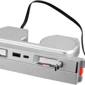 هاب USB خودرو EYPINS برای مدل 3 هایلند 2024 تسلا، شارژر USB چند پورت 4 در 1 خودرو، هاب USB مخفی کنسول مرکزی با کابل شارژ جمع شونده 80 سانتی متری، هاب USB مدل 3 هایلند تسلا