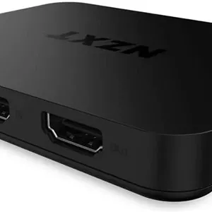 کارت کپچر اکسترنال NZXT مدل Signal HD60، برای استریم، بازی، پخش و پست، خروجی تا 1080p60، عبوردهی 4K60، ارسال سیگنال HDMI به کامپیوتر از طریق خروجی USB، مشکی | ST-EESC1-WW