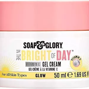کرم ژل ویتامین C Soap & Glory In the Bright Of Day - کرم صورت ویتامین C برای انواع پوست - مرطوب کننده صورت انرژی بخش و روشن کننده (50 میلی لیتر)